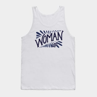 Woman Up Feminist Quote Tank Top